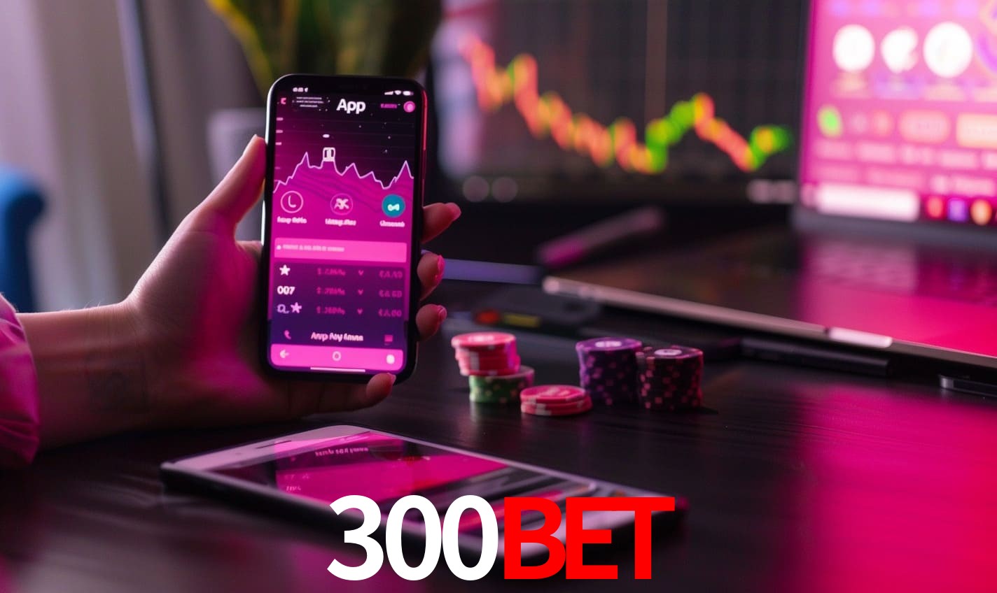 Comparação APP mobile vs versão web da 300bet